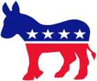 US democratic donkey