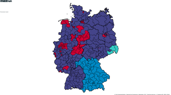 map_Germany - 2017 election local divisions