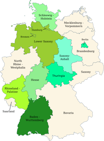Germany - 2017 - Greens in governments